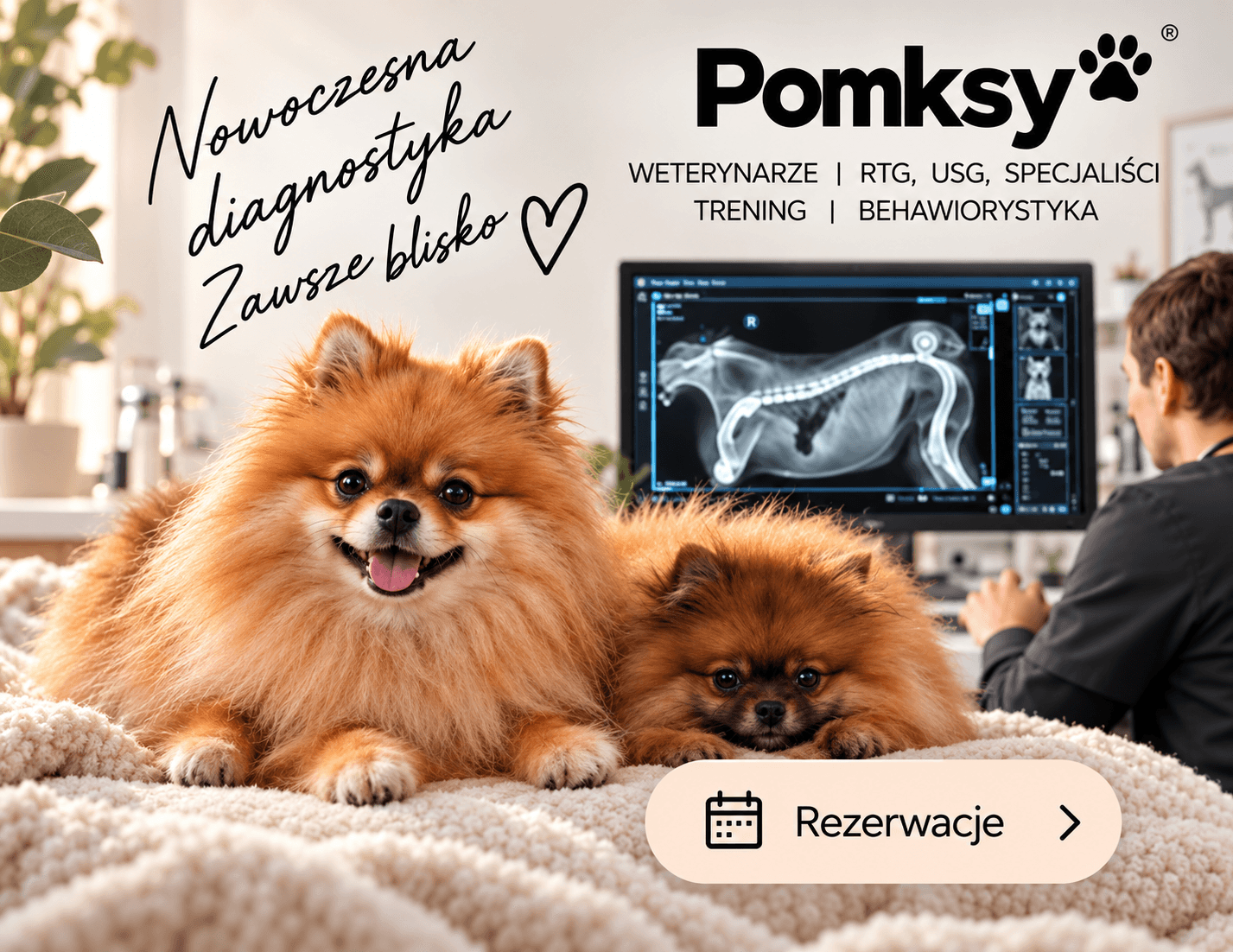 Nowoczesna diagnostyka weterynaryjna z badaniem RTG
